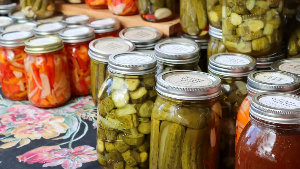 jars of pickles