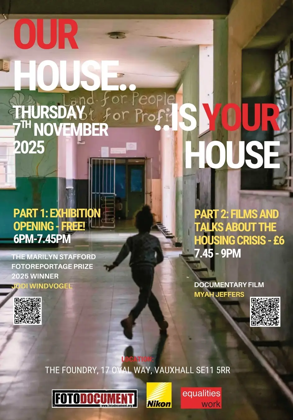 Our House is Your House Exhibition Flier